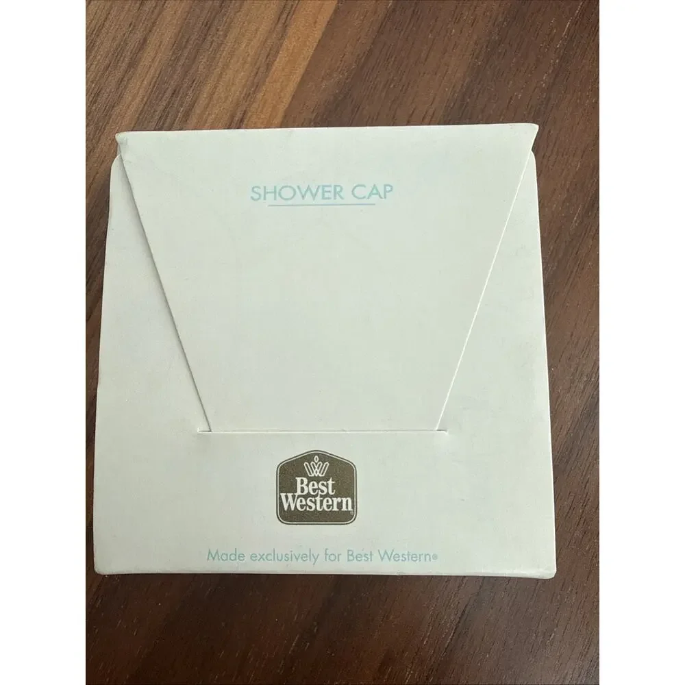 Aquamer Institute Swiss Brand Shower Cap Made For Best Western Vintage Rare ￼